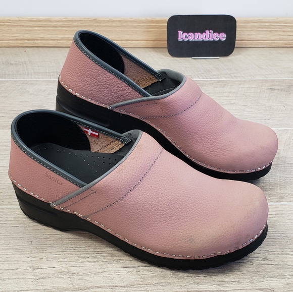 Sanita Shoes - Sanita Signature Textured Oil Pro Leather Clog